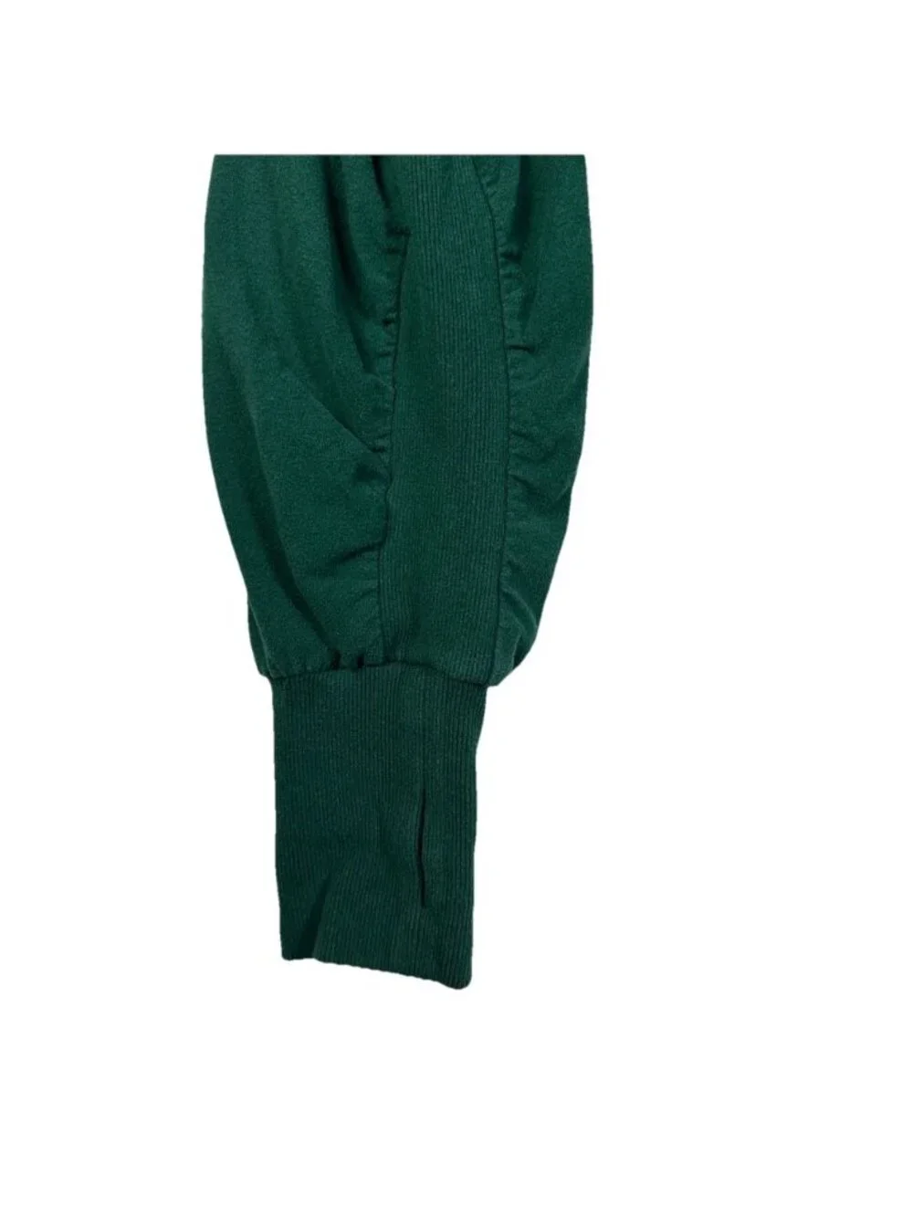 Sweaty Betty Women Green Size 6 Delight Crop Fleece Athleisure Sweatshirt